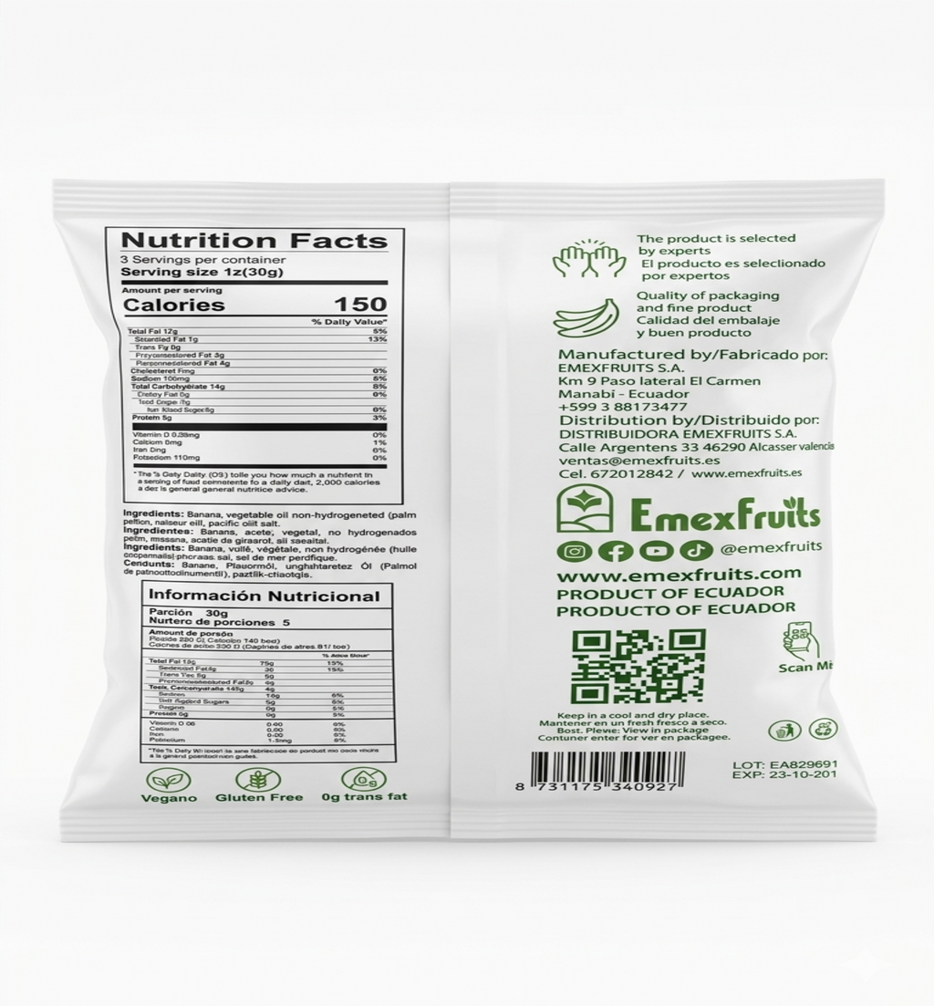 Platanitos Limon caja x 15 unds