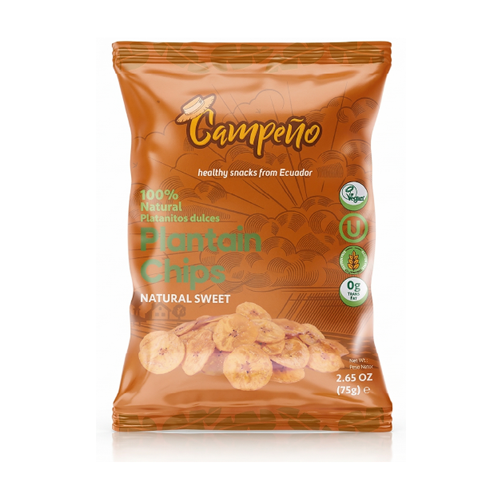Platanitos Dulce Natural caja x 15 unds