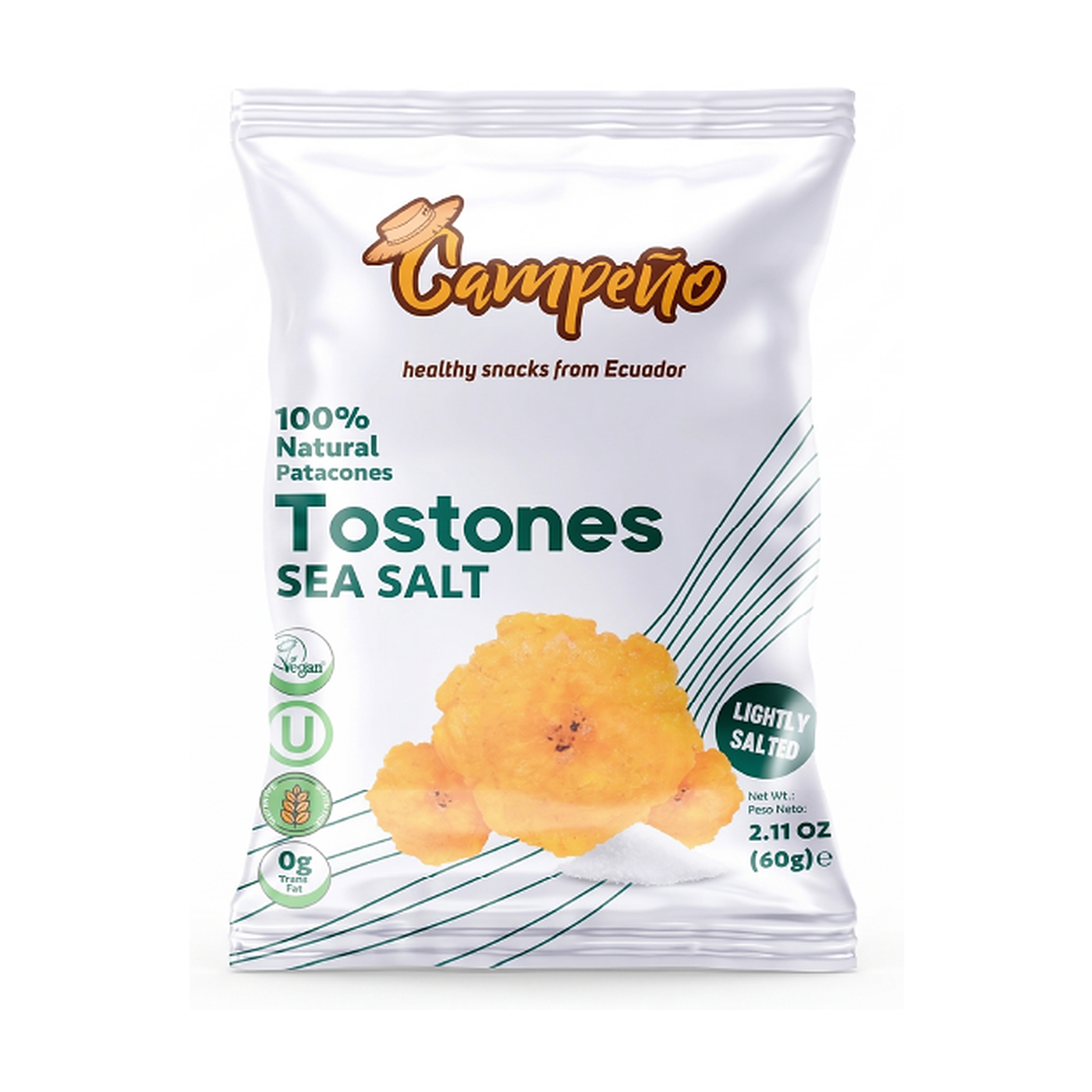 Platanitos Tostones Sal caja x 15 unds