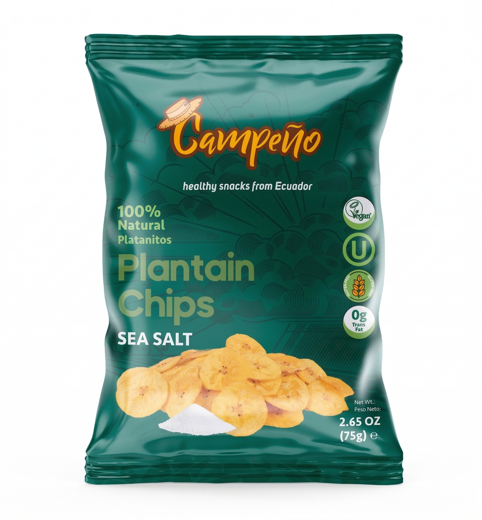 Platanitos Sal Marina caja x 15 unds